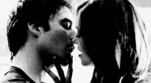 Kiss Damon GIF - Kiss Damon Elena GIFs