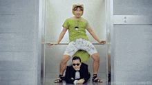 Gangnam Style Psy Elevator GIF - Gangnam Style Psy Elevator Gangnam Psy GIFs