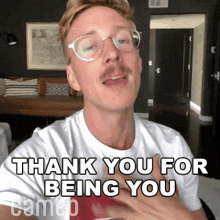 Thank You For Being You Tyler Oakley GIF - Thank You For Being You Tyler Oakley Cameo GIFs