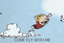 come fly with me calvin calvin and hobbest