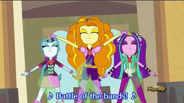 Mlp Battle Of The Bands GIF - Mlp Battle Of The Bands The Dazzlings GIFs