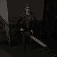 James Sunderland Chainsaw GIF - James Sunderland Chainsaw Silent Hill2 GIFs
