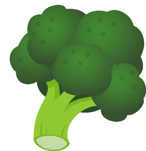 Broccoli Food Sticker - Broccoli Food Joypixels Stickers
