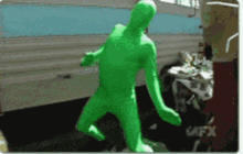 green man hip hop crazy dance moves