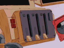 a cartoon drawing of a machine with numbers 1 through 12 on it