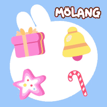 Molang Present GIF - Molang Present Gift GIFs