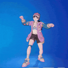 Retro Zoe Clash Fortnite GIF - Retro Zoe Clash Retro Zoe Fortnite GIFs