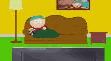 Watching The Tv Eric Cartman GIF - Watching The Tv Eric Cartman South Park GIFs