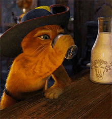 Drunk Puss In Boots GIF - Drunk Puss In Boots Cat GIFs