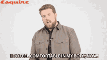 I Do Feel Comfortable In My Body Contented GIF - I Do Feel Comfortable In My Body Contented Pleased GIFs