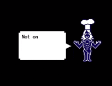 a pixel art of a chef with a speech bubble that says `` not only do i have more guys where that came from ''