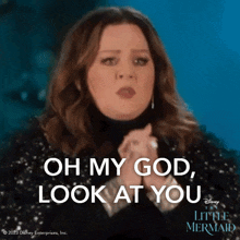 Oh My God Look At You Ursula GIF - Oh My God Look At You Ursula Melissa Mccarthy GIFs