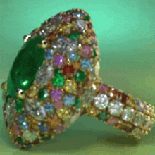 Emerald Ring Sappfire GIF - Emerald Ring Sappfire GIFs
