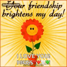 Your Friendship Brightens My Day Happy Friendship Day GIF - Your Friendship Brightens My Day Happy Friendship Day Friendship Day GIFs