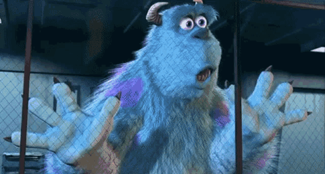 Sully Scaring GIF - Sully Scaring Freaking - Discover & Share GIFs