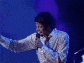Michael Jackson Victory Tour GIF - Michael Jackson Victory Tour Microphone GIFs