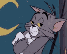 Unbothered Not Amused GIF - Unbothered Not Amused Tom And Jerry GIFs