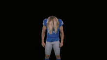 a football player with the number 34 on his shirt