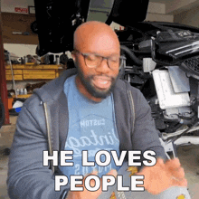 He Loves Peoples Rich Benoit GIF - He Loves Peoples Rich Benoit Rich Rebuilds GIFs