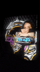 a picture of a woman with the name john da