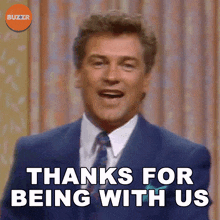 Thanks For Being With Us Buzzr GIF - Thanks For Being With Us Buzzr We Appreciate Your Presence GIFs
