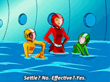 Totally Spies Clover GIF - Totally Spies Clover Settle No Effective Yes GIFs