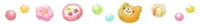a bunch of colorful balloons are floating in the air .
