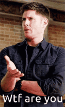 Supernatural Wtf Are You GIF - Supernatural Wtf Are You Dean Winchester GIFs