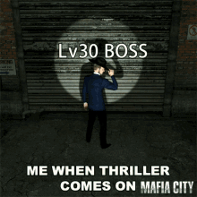 hat boss thriller throwing dance moves