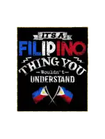a poster that says it 's a filipino thing you wouldn t understand