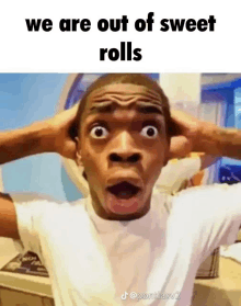 Suprised Sweet Rolls GIF - Suprised Sweet Rolls Meme GIFs
