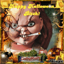 Scary Chucky GIF - Scary Chucky Happy Halloween Bitch GIFs
