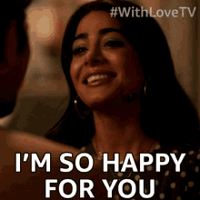 Im So Happy For You Lily Diaz GIF - Im So Happy For You Lily Diaz With Love GIFs