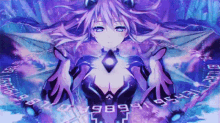 Neptune Purple Heart GIF - Neptune Purple Heart Neptunia GIFs