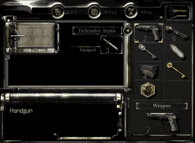Inventory Resident Evil Remake GIF - Inventory Resident Evil Remake Resident Evil GIFs