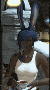 Angy Sips Drink Tea GIF - Angy Sips Drink Tea Viera GIFs