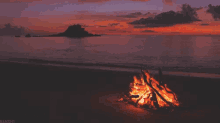 Fire Plage GIF