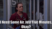 Chicago Med I Need Some Air GIF - Chicago Med I Need Some Air Natalie Manning GIFs