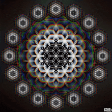 a picture of a kaleidoscope with pixiz written on the bottom