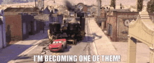 Cars Lightning Mcqueen GIF - Cars Lightning Mcqueen Im Becoming One Of Them GIFs