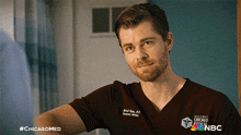 Smiling Dr Mitch Ripley GIF - Smiling Dr Mitch Ripley Chicago Med GIFs