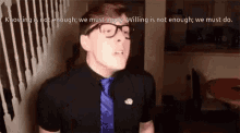 Logan Sanders Quote GIF - Logan Sanders Quote Willing Is Not Enough GIFs