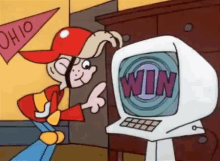 Old School Animated Win GIF - Win Throwback Vintage GIFs