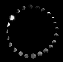 moon cycle moon circle cycle