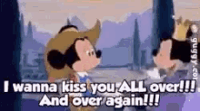 Kisses Mickey GIF - Kisses Mickey Minnie GIFs