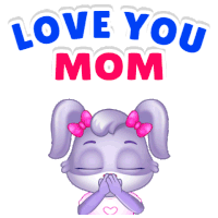 Love You Mom I Love You Mom Sticker