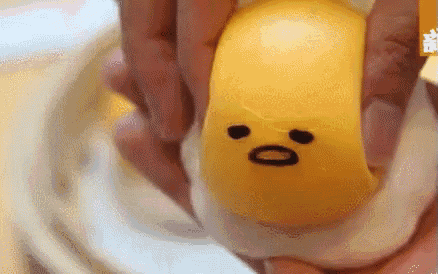 Gudetama Custard Vomit GIF Gudetama Bun Bakpao Discover Share GIFs