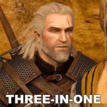 Three In One Geralt Of Rivia GIF