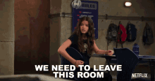We Need To Leave This Room Missy Moreno GIF - We Need To Leave This Room Missy Moreno Yaya Gosselin GIFs