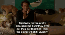 Cat Army GIF - Comedy Go On Matthew Perry GIFs